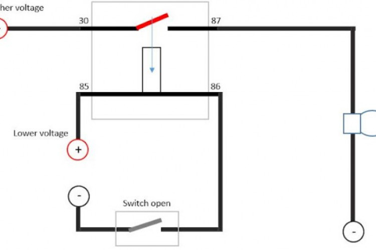 Skema Rangkaian Relay 4 Kaki Untuk Kendaraan Bermotor, Tips Mudah Untuk Merangkainya