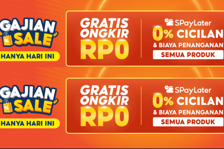 Bocoran Kode Voucher Shopee Gajian Sale Terbaru 25-31 Agustus 2025, Dapatkan Cashback Hingga Gratis Ongkir!