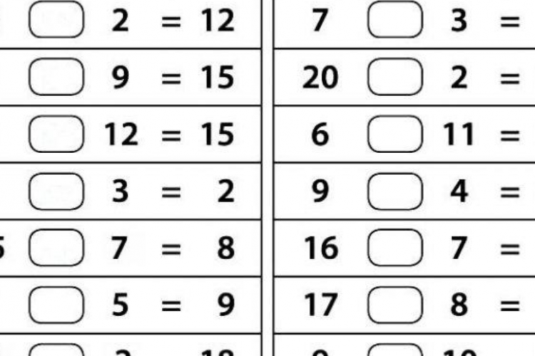 Download Soal-soal Matematika TK Besar Terlengkap, Tersedia Juga Soal Bergambar Mudah Dipahami!