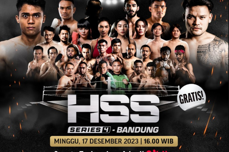 Link Live Streaming Tinju HSS Series 4 GRATIS, 17 Desember 2023! Ada Dinar Candy Hingga Endi Junior