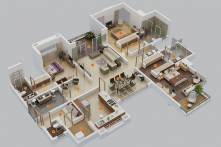 7 Denah Rumah 8x12 3D dari 1 Hingga 2 Lantai Paling Populer 2023, Cocok Dibangun di Area Desa Ataupun Kota
