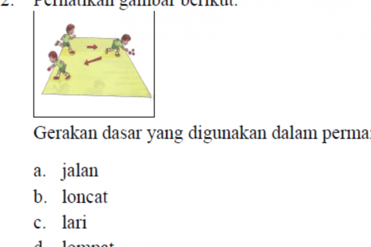 20 Kumpulan Soal PAT PJOK SD/MI Kelas 4 Semester 2 Tahun 2023, Lengkap dengan Kunci Jawaban