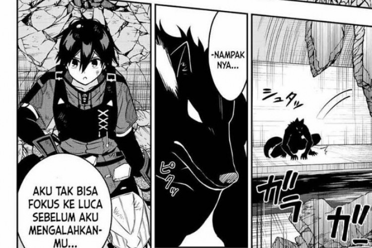 Spoiler Manga The Reincarnated Inferior Magic Swordsman Chapter 77, Toru Fokus Kalahkan Monster Serigala