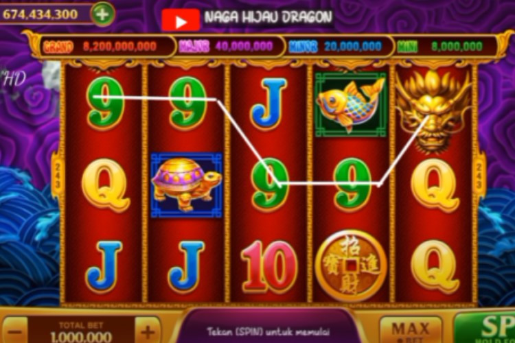 Full Scatter JP Kepala Naga Hijau! Pola Slot Room 5 Dragon Terbaru Higgs Domino Island April 2023