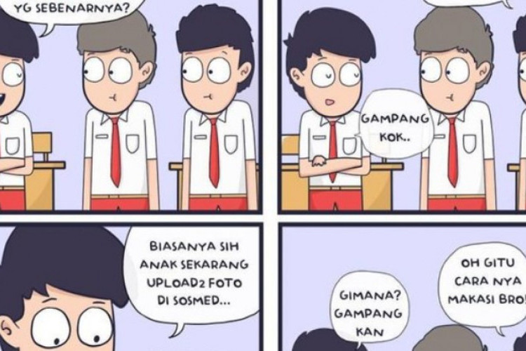 Kumpulan Contoh Komik 4 Panel Percakapan Ringan, Mudah Diikuti dan Dijadikan Referensi!