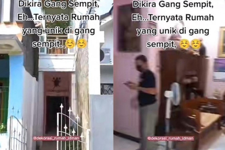 Rumah Unik Lebar 1 Meter yang Viral di Tiktok, Isi Dalamnya Bikin Melongo