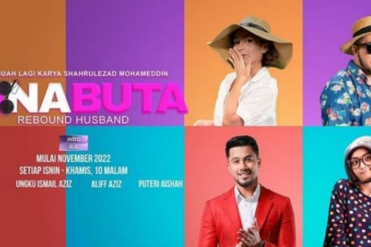 Sinopsis Drama Malaysia Cina Buta (Rebound Husband) Astro Ria, Nad Zainal dan Ungku Ismail Aziz Jadi Pasutri Penuh Konflik
