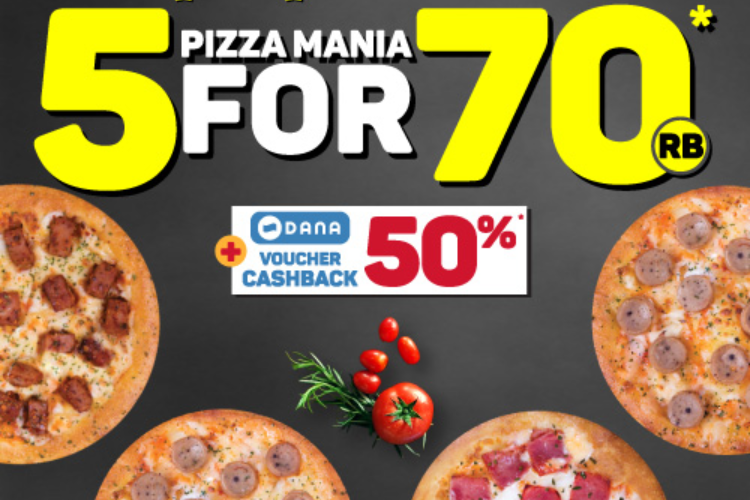 Kode Promo Domino's Pizza Januari 2023 Khusus Untuk Pengguna Aplikasi Dana, Diskon Gede-Gedean Bikin Ngiler