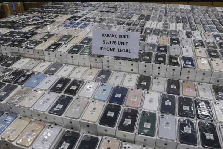 iPhone Ilegal dari China Beredar, Bareskrim Polri Sita Hingga 56 Ribu Ponsel!