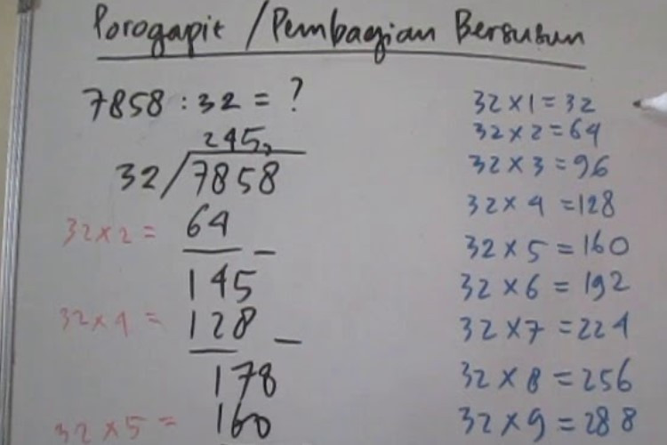 Cara Cepat Menyelesaikan Soal Porogapit (Pembagian), Pelajari Tips dan Triknya di Sini Biar Makin Pro 