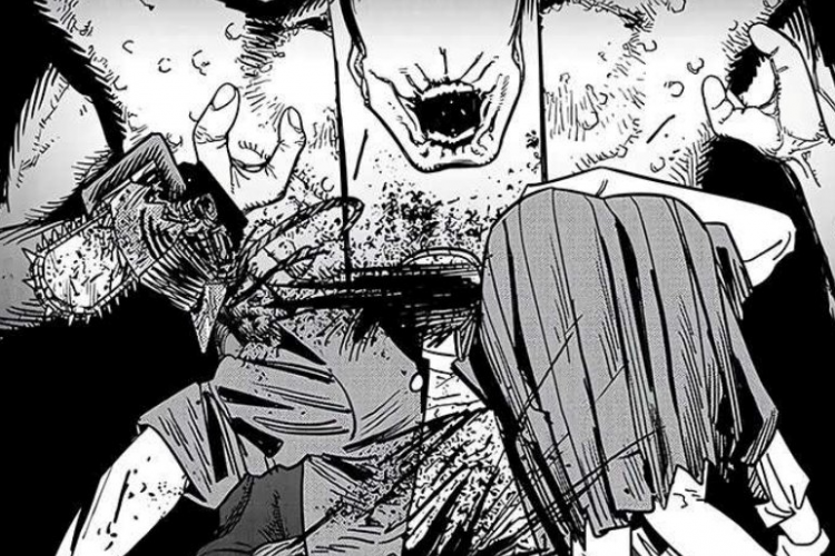 Spoiler Manga Chainsaw Man Chapter 129, Asa dan Yoru Masih Berjuang Melawan Falling Devil Dibantu Denji
