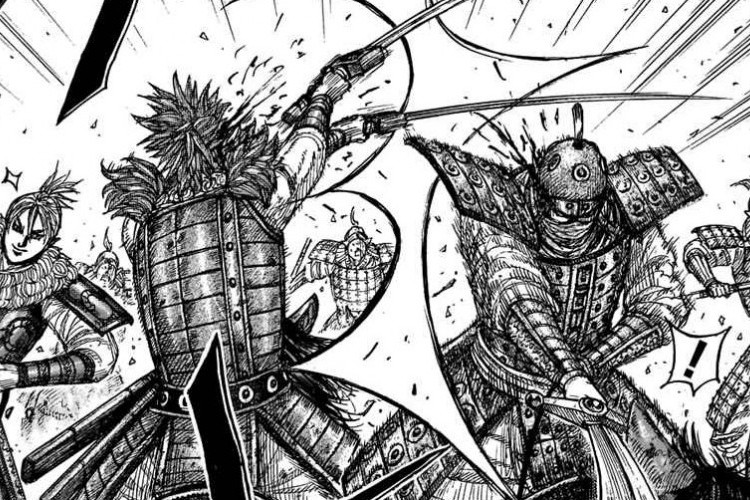 Spoiler Manga Kingdom Chapter 745, Pertarungan Riboku dan Kanki Masih Berlanjut!