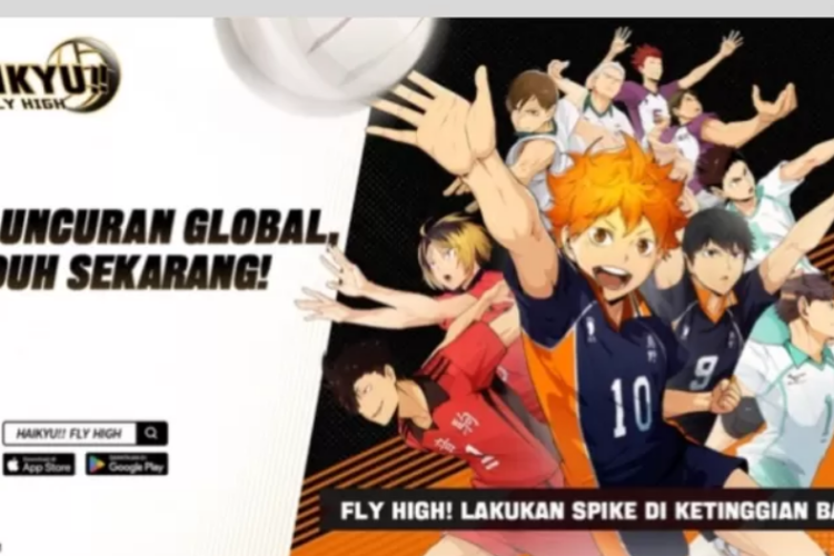 RESMI! Game RPG Haikyu Fly High Telah Rilis Secara Global, Ini Dia Spesifikasi dan Ukurannya