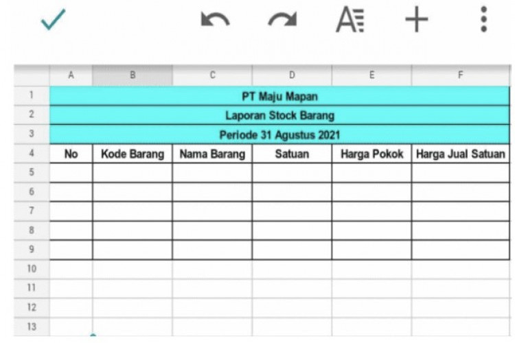 Cara Membuat Laporan Stok Barang Gudang di Excel, Ikuti Tutorialnya di Sini