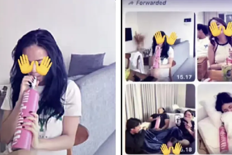 Video Selebgram Makassar Gunakan Whip Pink Viral, Tuai Kontroversi Ramai Hujatan di TikTok!