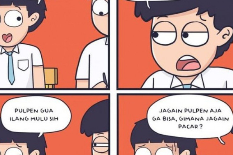 Contoh Komik 4 Panel dengan Percakapan Sederhana, Seru dan Simpel Dibaca!