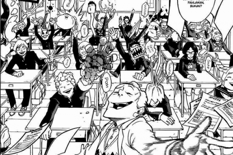 Baca Boku no Hero Academia Chapter 396 Bahasa Indonesia, Mecha Akan Menghadapi Penjahat Tanpa Quirk