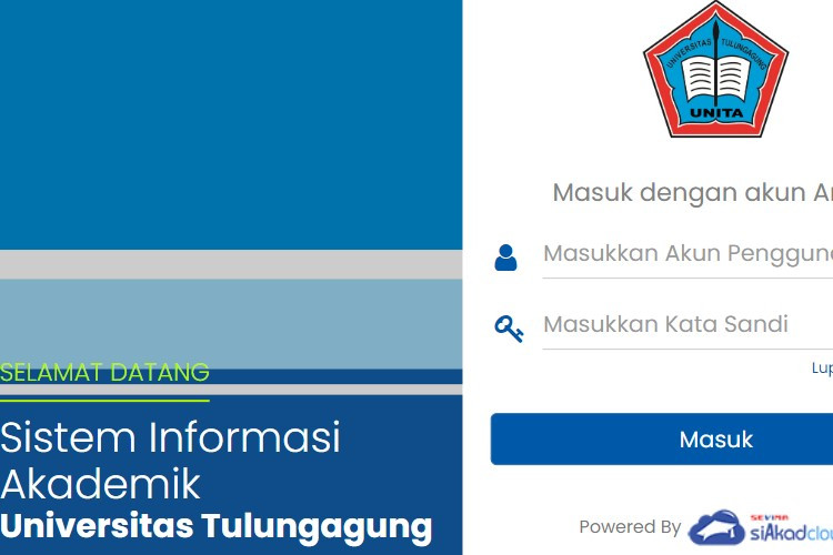 Cara Login Siakad Unita (Sistem Informasi Akademik Universitas Tulungagung) Buat Para Mahasiswa dan Pengajar