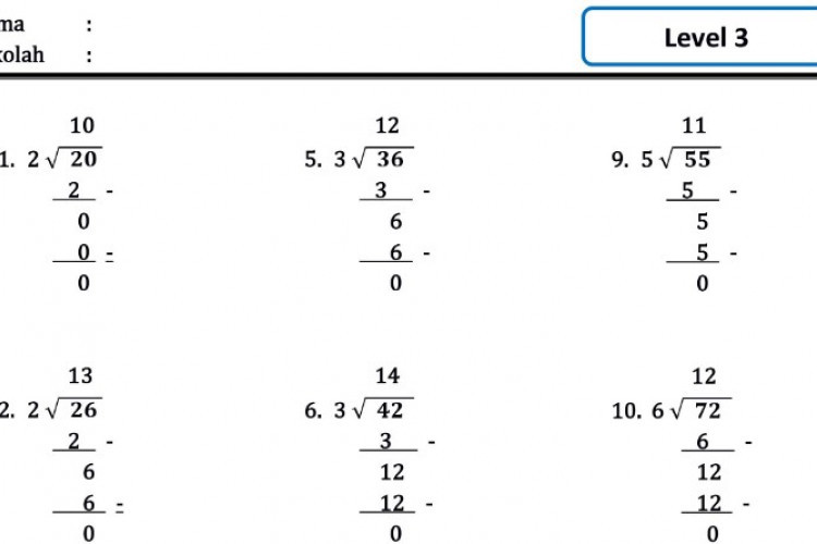 Download Kumpulan Soal Porogapit Kelas 3 SD dan Kunci Jawaban, Bentuk Doc/PDF