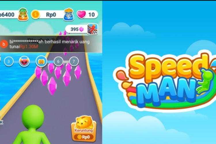 Trik Cara Cepat Dapat Uang di Speed Man Terbaru 2025, Bisa Cair Hingga 1 Juta Rupiah!