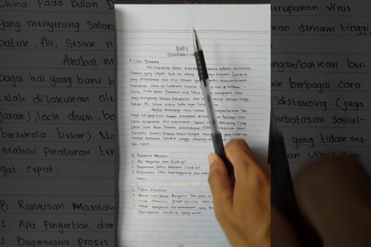 Cara Membuat Makalah Tulis Tangan: Tahapan dan Struktur Penulisan yang Benar