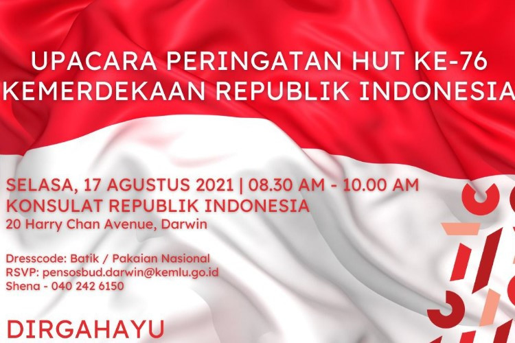 Contoh Undangan Setengah Resmi Peringatan Hut Kemerdekaan Indonesia ke 78 Kekinian dan Keren 