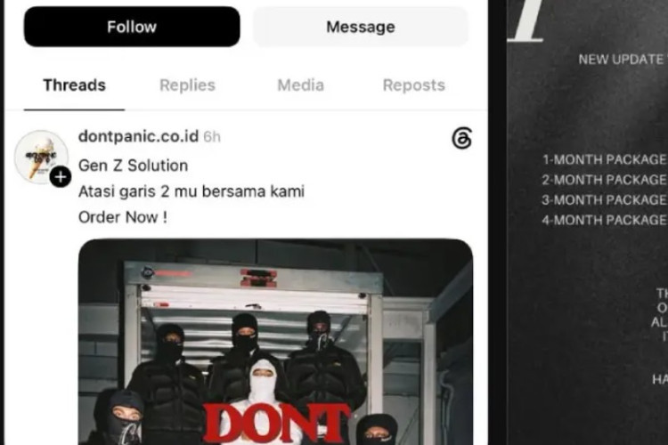 Siapa Pemilik Akun Dontpanic? Sosok Dibalik Pengelola Akun Viral di Threads yang Diduga Jual Obat Aborsi Khusus Gen Z
