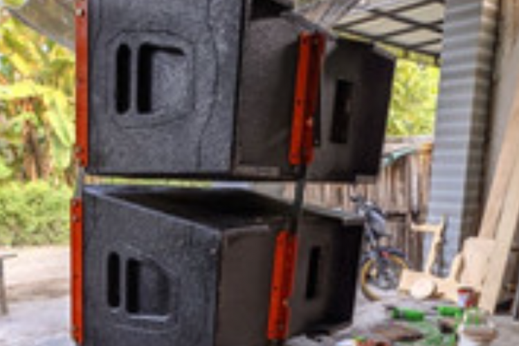 Skema Box Line Array 10 Inch Single LA101, Mid Langsung Tebal dan Lantang