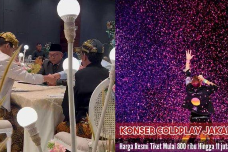 Pernikahan Pakai Mahar Tiket Nonton Coldplay Viral! Netizen: Nikmat Mana Lagi yang Kau Dustakan