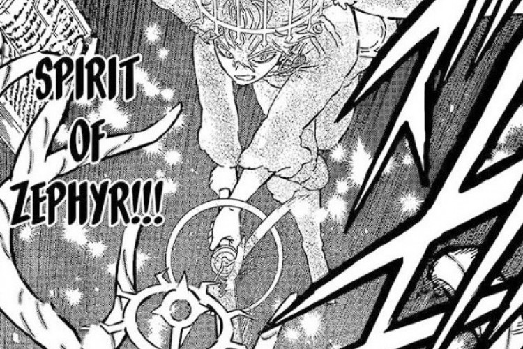 Sinopsis Manga Black Clover Chapter 357, Spirit Of Zephyr Dikeluarkan Asta!