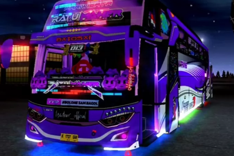Download Livery Bussid Bus Simulator V 3.71 JB3 Mercy 0500RS PO Agra Mas Terbaru 2023 dan Gratis