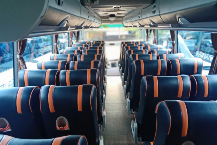 Download Template Denah Kursi Bus 60 Seat Format Excel Gratis dan Bisa Langsung Diedit Sendiri