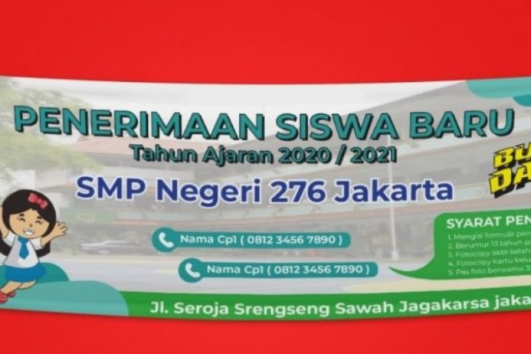 Cara Membuat Spanduk Penerimaan Siswa Baru, Mudah Banget Lewat Canva!