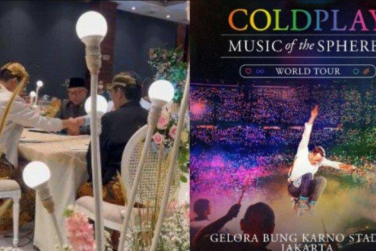 Viral! Mahar Pernikahan Tiket Konser Coldplay Jadi Sorotan Netizen, Mempelai Wanita Mengaku Kaget 