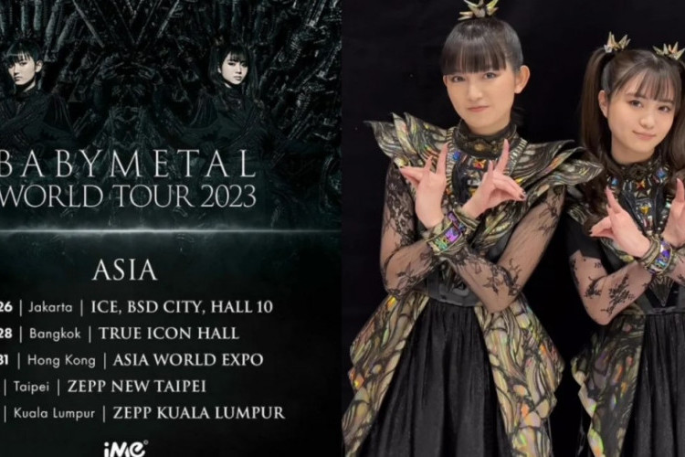Babymetal World Tour 2023 Siap Gebrakan Indonesia Tanggal 25 Mei