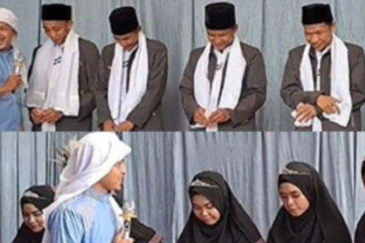 Viral! Video Lamaran Massal di Pesantren Ciamis, Sudah Jadi Agenda Rutin Ponpes Hingga Adanya Gimik Undian Jodoh