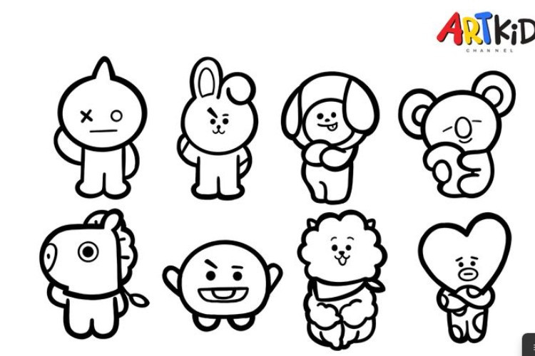8 Nama-Nama Karakter BT21, Kolaborasi Boy Group BTS Dengan LINE FRIENDS yang Menggemaskan