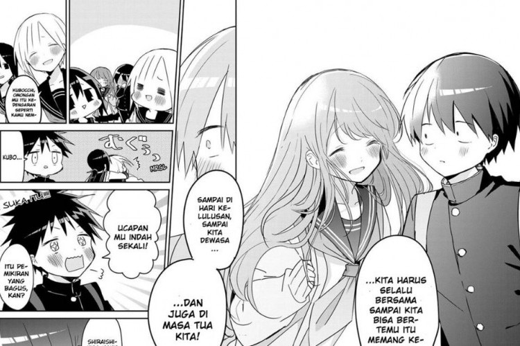 Baca Manga Kubo-san wa Mob wo Yurusanai Chapter 137 Bahasa Indonesia, Shiraishi  Mulai Terbawa Perasaan dengan Kubo