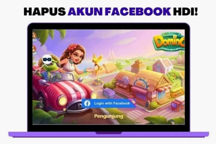 Hapus Akun Facebook pada Higgs Domino Island, Semua Riwayat Auto Lenyap