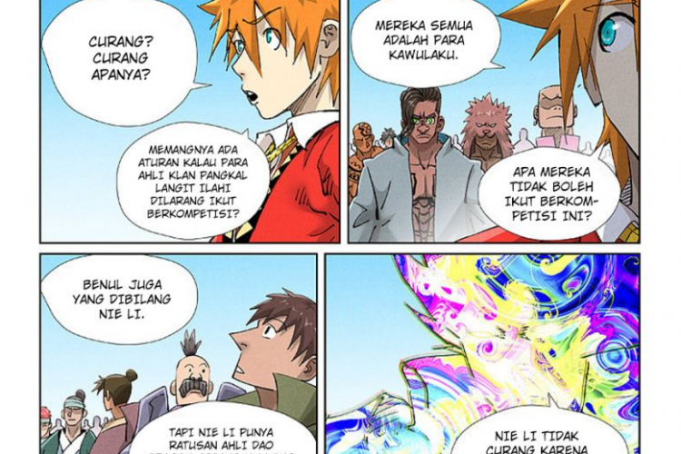 Spoiler Manhua Tales of Demons and Gods Chapter 429, Para Musuh Mulai Kewalahan