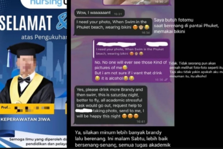 Isi Chat Oknum Guru Besar Unpad Viral di Media Sosial, Dimintai Foto Bikini Hingga Kalimat Vulgar!