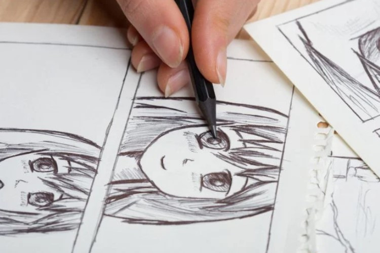 Contoh Gambar Sketsa Komik Anime Mudah Ditiru Buat Pemula, Cepat Jadi dan Hasilnya Pasti Bagus 