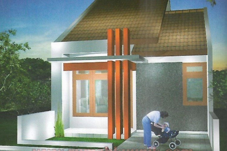 Rekomendasi Desain Rumah Sederhana Ukuran 5x8 Meter Dengan 2 Kamar Tidur Super Comfy dan Aesthetic