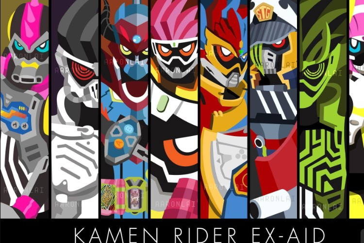 List Item Kamen Rider Ex-aid Gashat, Penggemar Tokusatsu Wajib Koleksi: Spill Semua Serinya 