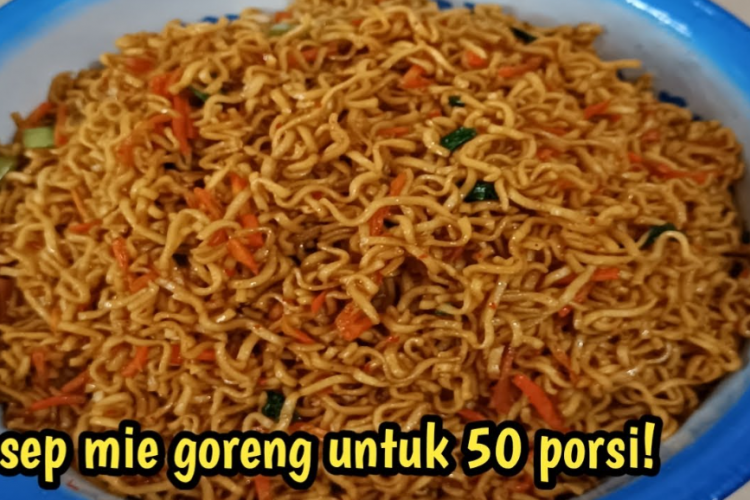 Resep Mie Goreng Nikmat untuk 50 Porsi, Cocok Dibuat pada Pesta atau Acara Tertentu!