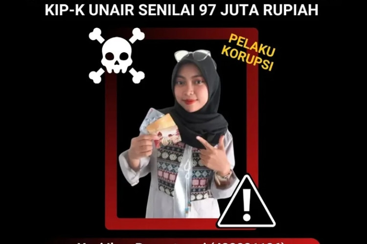 Viral! Mahasiswa Unair Korupsi Iuran Penerima KIP Senilai Rp97 Juta Dengan Dalih Untuk Pengobatan Ortu 