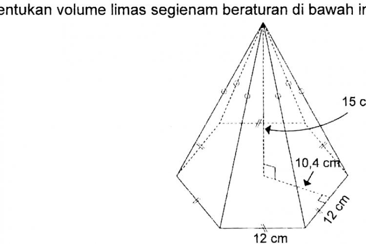 Contoh Soal Limas Segi Enam Beserta Pembahasan, Simak Penjelasan Lengkapnya Berikut! 