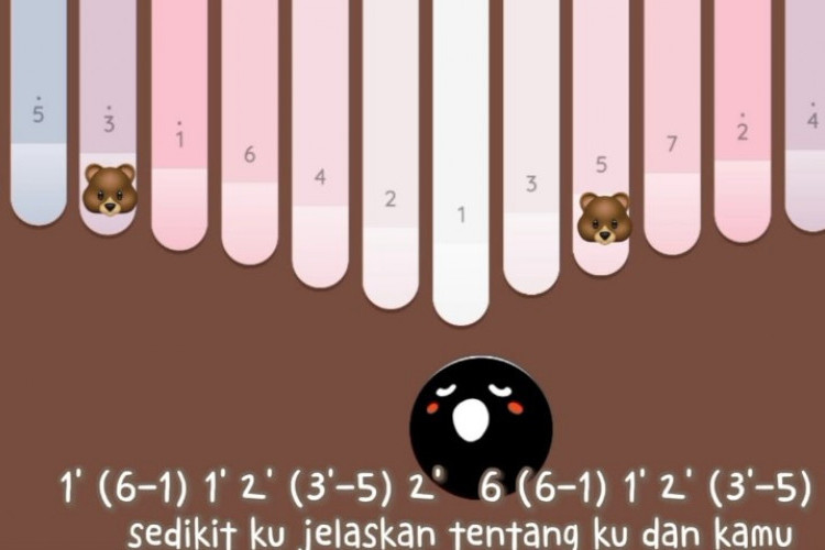 Kunci Kalimba Lagu Bertaut Lengkap Dengan Tutorial Videonya