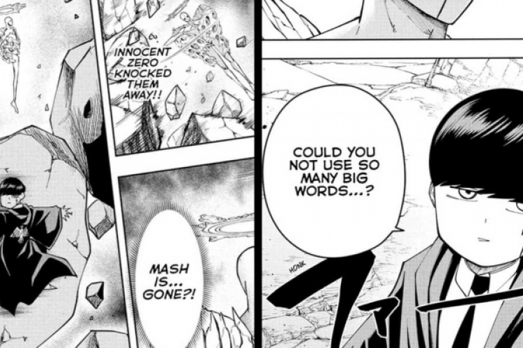 Spoiler Manga Mashle: Magic and Muscles Chapter 156 : Innocent Zero Tampil Dengan Wujud Sempurna!