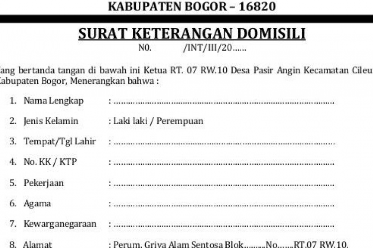 Syarat dan Cara Membuat Surat Pindah Domisili Dari Desa, Mudah Kok! Tinggal Ajukan Berkas Berikut Langsung Jadi